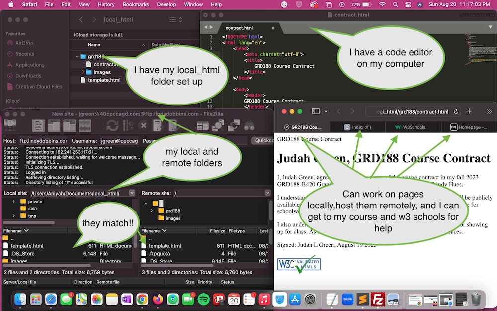 veiw an annotated screenshot of my workspace